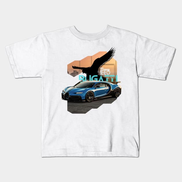 Bugatti Chiron Kids T-Shirt by AER46_Designverse